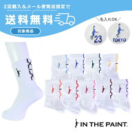 ◆ネーム刺繍可能◆【2足購入でメール便送料無料】パネルソックスインザペイント 【ITP19332W】バスケ バ…