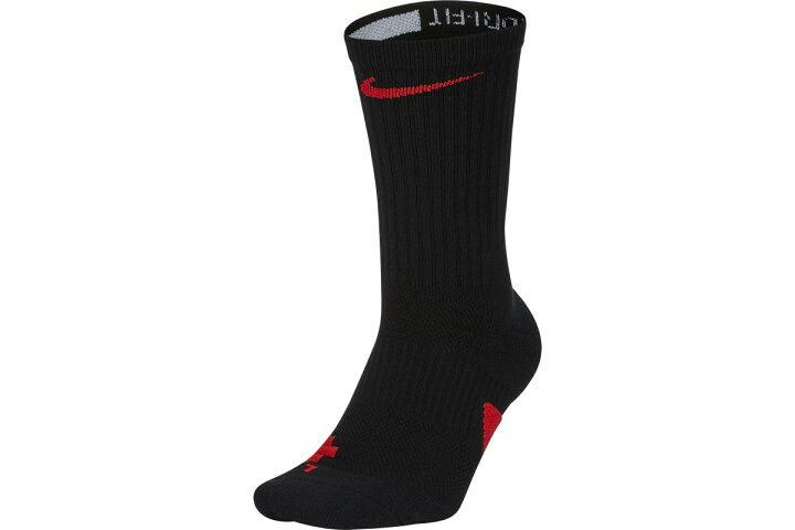 楽天市場 ナイキ Nikeバスケ ソックスエリートクルーソックス ブラック ユニバーシティレッド Sx7622 010 21 1 28 Mizoguchisports
