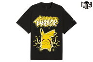 PUMA x ポケモン ピカチュウ 半袖 Tシャツプーマ【635658-01】バスケ tシャツ 半袖2026/4/2★