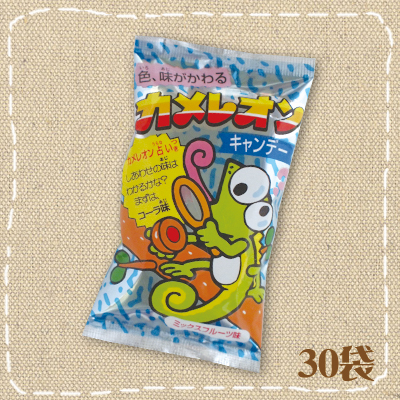 日本最大級の品揃え 国内即発送 色 味が変わる不思議な駄菓子キャンデー 特価 カメレオン キャンデー 駄菓子 味が変わる 30入り キッコー製菓 色が変わる