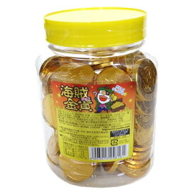 やおきん 海賊金貨チョコ 100個入×1ポット