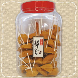 【駄菓子屋・カルメ・かるめ焼】ポット入り 棒かるめ 100本 【駄菓子】