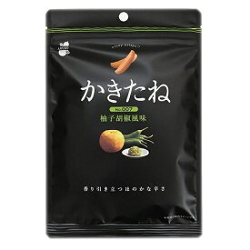 【阿部幸製菓】 かきたね 007 柚子胡椒風味 60g×40袋　柿の種　独自の食感 黒パッケージ