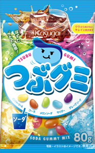 春日井製菓 つぶグミ ソーダ 80g ×6袋