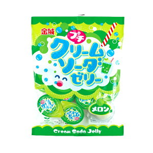 金城製菓 プチクリームソーダゼリー メロン味 7個×20袋