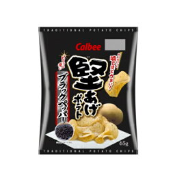 【特価】堅あげポテト　ブラックペッパー　65g×1袋　カルビー【卸販売】