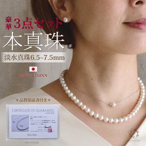 パール ネックレス イヤリング リング 3点セット」の人気商品一覧 