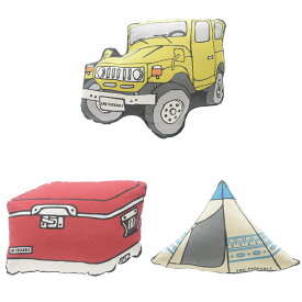 AND PACKABLE クッション キャンプ1 綿100 全3種