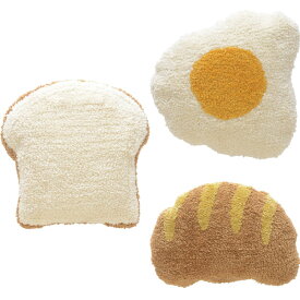 AND PACKABLE クッション 食べ物 綿 ポリエステル 33.5x34cm 全3種