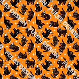 布地 生地 バックサテン 猫 黒猫柄 白猫柄 おしゃれ かわいい 商用利用可 ドレス パーティバッグ コスプレ 体育祭 文化祭 舞台 発表会の衣装 ぬいぐるみ ドール 洋服 ハンドメイド 手作り 新柄 (animal_12)