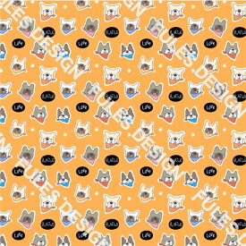 【楽天スーパーセールクーポン配布中】布地 生地 バックサテン 犬柄 アニマル 動物柄 かわいい 商用利用可 ドレス パーティバッグ コスプレ 体育祭 文化祭 舞台 発表会の衣装 ぬいぐるみ ドール 洋服 ハンドメイド 手作り 新柄 (animal_13)