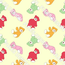 バックサテン 生地 布 テディベア アニマル柄 光沢 高級感 商用利用可 ハンドメイド 手作り 手芸 ドレス パーティバッグ ネクタイ コスプレ 体育祭 文化祭 発表会 衣装 ぬいぐるみ ドール 洋服 (animal_4)