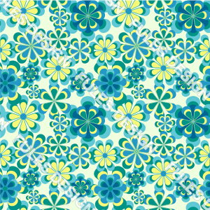 アウトレット生地 布 レトロ 花柄 北欧 かわいい 2wayストレッチ ニット お試し サンプルとして 商用利用可 Tシャツ 洋服 犬服 スポーツウェア コスプレ クッションカバー ハンドメイド 手作