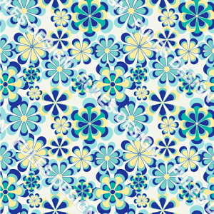 フリース 生地 布 レトロ 花柄 北欧 かわいい 毛玉防止 アンチピリング 商用利用可 犬服 ひざ掛け スヌード アウター ハンドメイド 手作り 新柄 (flower_14)