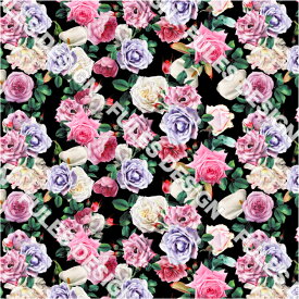 フリース 生地 布 秋冬 レトロ 花柄 おしゃれ 毛玉防止 アンチピリング 商用利用可 犬服 ひざ掛け スヌード アウター ハンドメイド 手作り 手芸 (flower_10)