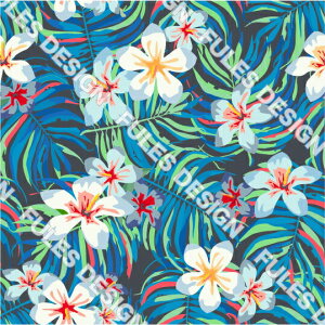 ハワイアン柄 ポリエステル キャンバス 生地 帆布 強度が高い 商用利用可 ハンドメイド 手作り 手芸 入園入学グッズ トートバッグ 給食ナフキン ランチマット かばん エプロン (hawaii_1)