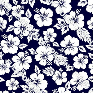 ハワイアン柄 スラブ生地 布 ナチュラルな風合い 速乾 商用利用可 ハンドメイド 手作り 手芸 ティッシュケース クッションカバー テーブルクロス (hawaii_2)