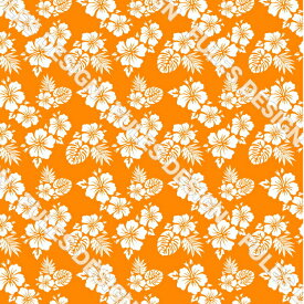 ハワイアン柄 ストレッチニット生地 布 C1000 軽量 UPF50+ 防透性 吸水速乾 耐塩素 商用利用可 ハンドメイド 手作り 手芸 犬服 水着 レオタード ラッシュガード スポーツウェア コスプレ (hawaii_6)