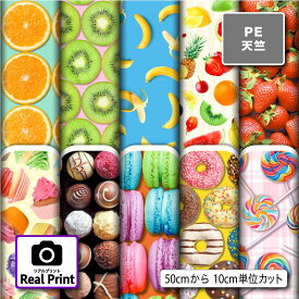 シワになりにくい ポリエステル 天竺生地 布 リアルプリント柄 商用利用可 ハンドメイド 手作り 手芸 入園入学グッズ 体操着袋 巾着袋 給食マット ランチマット エコバッグ ハンカチ (real_3)