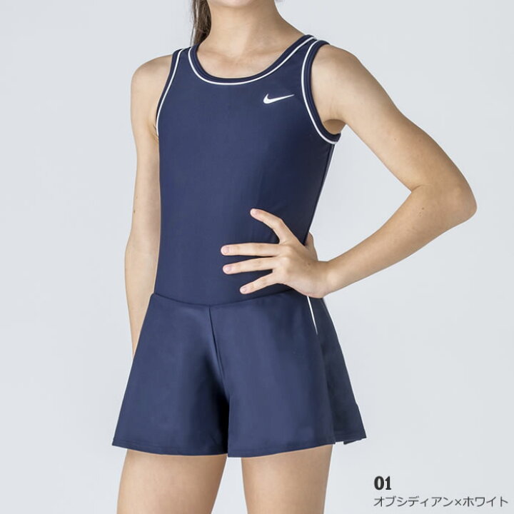楽天市場 ジュニア水着 女の子 ベーシック スクール水着 ワンピース Nike ナイキ 水着屋