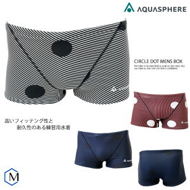 2022年新作 メンズボックス 競泳練習用水着 男性 phelps マイケルフェルプス MP Aqua Sphere（アクアスフィア）CIRCLE DOT MENS BOX