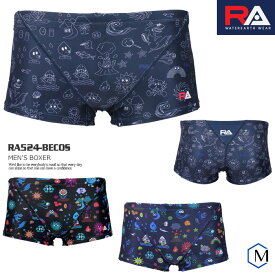 メンズボックス 競泳練習用水着 男性 RA アールエー・ライトアベイル RA524-BECOS