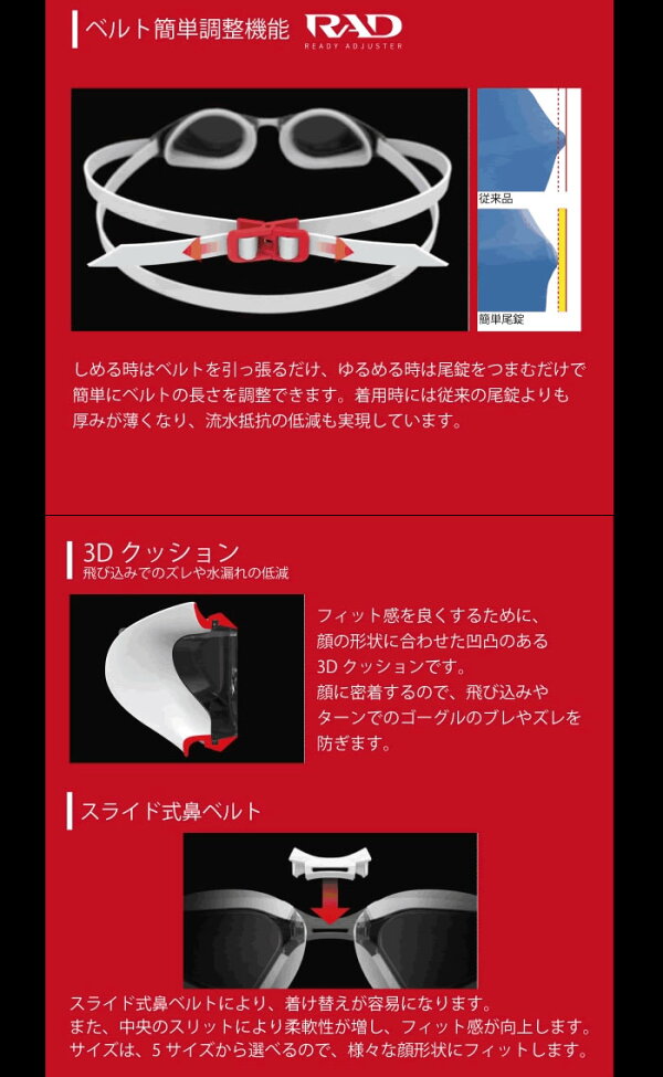 FINA承認モデルクッションあり競泳用スイムゴーグル水泳用ミラーレンズVALKYRIEヴァルキュリーSWANS(スワンズ)SR-72MPAF