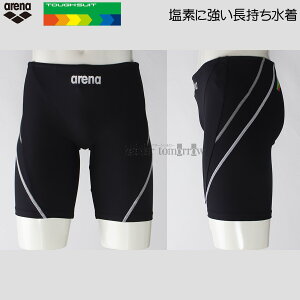 アリーナ 競泳水着 メンズ 練習用 Sサイズ AS5SWM00M ブラック×グレー BKGY タフスーツ トレーニングスパッツ 水泳 スイミング /2026SS