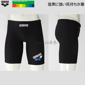 アリーナ 競泳水着 メンズ 練習用 SSサイズ SAR4105 ブラック×ブルー BKBU タフスーツ トレーニングスパッツ 水泳 スイミング /2025FW