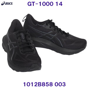 �A�V�b�N�X ASICS �����j���O�V���[�Y 1012B858 003 GT-1000 14 WIDE ���C�h BLACK/BLACK �u���b�N �����p ���f�B�[�X /2025FW