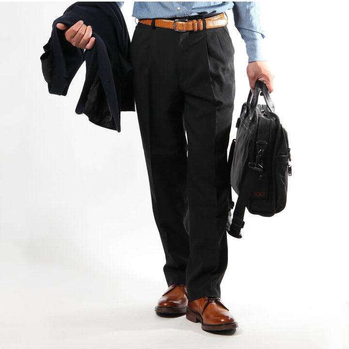 楽天市場 ツータックスラックスパンツ 春夏秋冬 選べる股下サイズ 67cm 70cm 73cm 家庭で洗濯可能 モノトーン ビジネス オフィス ウォッシャブル 洗える Pants メンズ Peter Luger ピーター ルーガー ブラック ネイビー 誕生日 プレゼント Mizujin Onlineメンズ