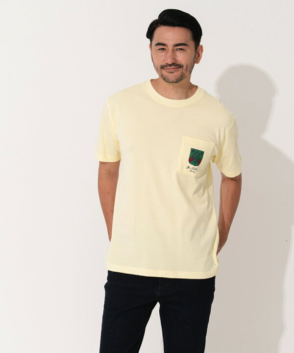 楽天市場】抗菌防臭 ローイングモチーフ胸ポケ付Tee【Henry Cotton