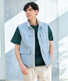 【公式】 セール 30%OFF アーノルドパーマー マルチポケット ユーティリティベスト メンズ ブラック スカイブルー シンプル カジュアル 春 夏 パパ 仕事 通勤 通学 公園 デイリー 羽織 レイヤード ロングシーズン活躍 撥水 メッシュ ドライ 6ポケット 25ss