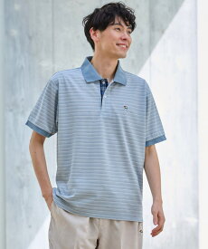 【公式】 セール 30%OFF アーノルドパーマー 地柄ボーダー ワンポイント刺繍ポロシャツ メンズ グレー ブラック グレイッシュブルー ネイビー シンプル カジュアル 春 夏 パパ 仕事 通勤 通学 公園 デイリー チェック ドライタッチ 鹿の子 型崩れしにくい 吸水速乾 25ss