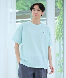 【公式】 アーノルドパーマー シャンブレー鹿の子 フェイクレイヤードTシャツ メンズ スカイブルー ネイビー ライラック シンプル カジュアル 春 夏 パパ 仕事 通勤 通学 公園 デイリー 着回し 清涼感 カノコ 吸水速乾性 快適 25ss