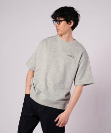 【公式】 送料無料 アーノルドパーマー AIR FLEX スウェットTシャツ メンズ 杢グレー サーモンピンク ネイビー シンプル カジュアル 春 夏 パパ 仕事 通勤 通学 公園 デイリー 半袖 ワンポイントロゴ ゆったり 吸水速乾 UVカット ストレッチ 軽量 アンチピリング 26ss
