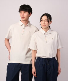 【公式】 送料無料 アーノルドパーマー シェア パーマーチェック ドッキング ポロシャツ 男女兼用 レディース メンズ ホワイト ブラック サックスブルー ネイビー シンプル カジュアル 春 夏 ママ パパ 仕事 通勤 通学 公園 デイリー パーマーチェック ドライタッチ 26ss