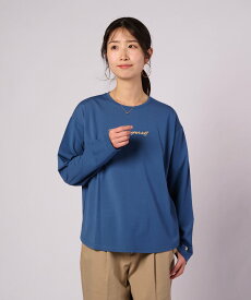 【公式】 セール 20%OFF アーノルドパーマー 発泡ロゴ ロングスリーブTシャツ レディース ホワイト ブラック ブルー シンプル カジュアル 春 夏 ママ 仕事 通勤 通学 公園 デイリー 長袖 クルーネック インナー 着回し ロングシーズン 発泡プリント ロゴ 26ss