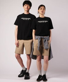 【公式】 送料無料 アーノルドパーマー スーパーストレッチ　シェアショートパンツ 男女兼用 レディース メンズ ブラック ベージュ ネイビー シンプル カジュアル 春 夏 ママ パパ 仕事 通勤 通学 公園 デイリー ストレッチ ショーパン 快適 リンクコーデ 26ss