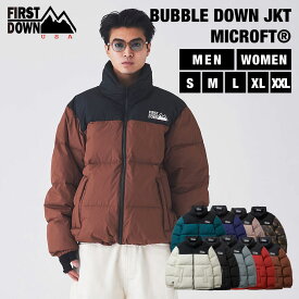 【公式】 ファーストダウン USA バブルダウンジャケット マイクロフト | BUBBLE DOWN JKT MICROFT メンズ 24aw WINTER