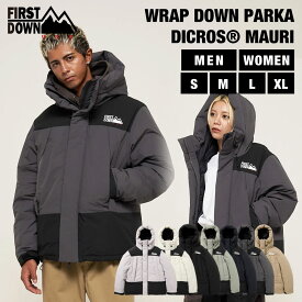 【公式】 ファーストダウン USA ラップダウンパーカー ディクロス マウリ | WRAP DOWN PARKA DICROS® MAURI メンズ レディース 25aw FALL WINTER
