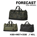 [7/20限定！2エントリーで最大29倍]ボストンバッグ 旅行 2泊3日 レディース メンズ 45L シンプル シューズ収納 ブラック カーキ カモフラ kjm-9107 カジメイク FORECAST フォーキャスト 小学生 中学生 高校生 卒業 靴 ヘルメット 災害持ち出し　事務バッグ