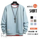 メンズ トップス トレーナー プルオーバー スウェット 長袖 ビッグシルエット 秋 春服 スポーツ アメカジ 部屋着 通勤 通学 アウトドア