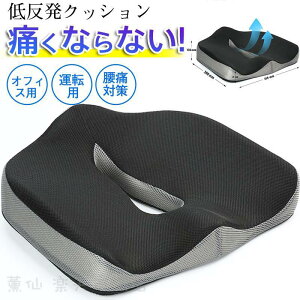 クッション 椅子 低反発 座布団 骨盤矯正 骨盤 低反発クッション 疲れない 大きい 車用 耐圧分散 骨盤クッション お尻 痛み デスクワーク