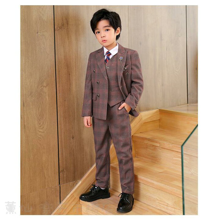 楽天市場】スーツ 男の子 【豪華6点セット！】フォーマル 卒業式 子供  