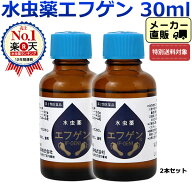 【 第2類医薬品 】【特別送料適応】 水虫薬 エフゲン 水虫薬 液体 30ml 2本セット 水虫 治療薬 白癬菌 爪…