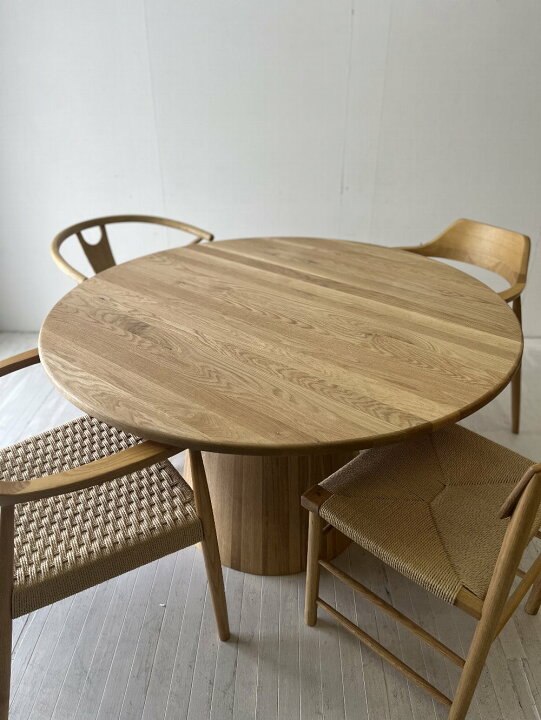 楽天市場】【NORTE待望の無垢オイル仕上の丸テーブルシリーズ】ROUND 