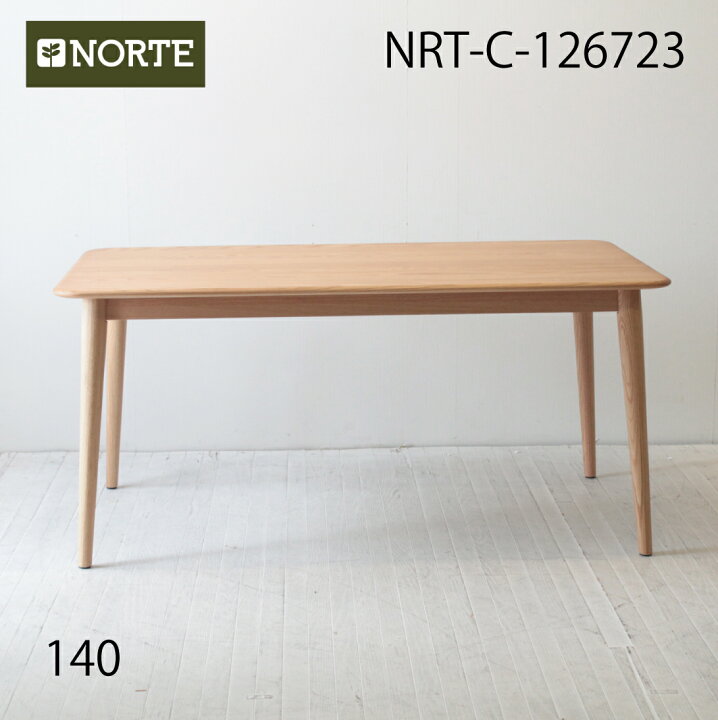楽天市場】北欧 ダイニングテーブル NRT-140DT-126723 /FJ オーク材 