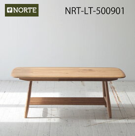 北欧 ダイニングテーブル 無垢材 節や木目を生かした素朴な雰囲気の棚付きテーブル NRT-CT-500901 /SK
