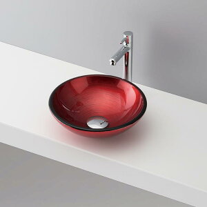 【抗菌加工済】洗面ボウル おしゃれ mizunohana B184 手洗い 小型ボウル 強化ガラス お洒落 インテリア 幅290mm 奥行290mm 高さ98mm 【洗面ボウルのみ】